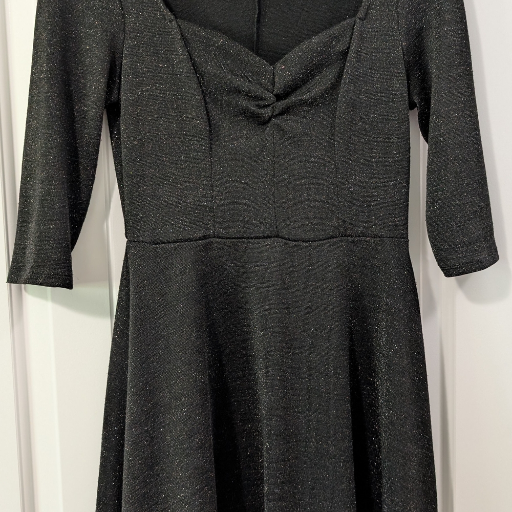 BeBop Black Sweetheart Mini Dress